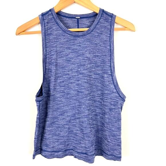 Lululemon Fast as Light Muscle Tank Blue Women Size Small 2 or 4? - Picture 1 of 9